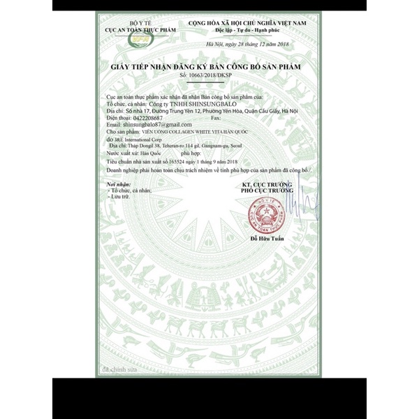 Viên Uống Trắng Da White Collagen Vita