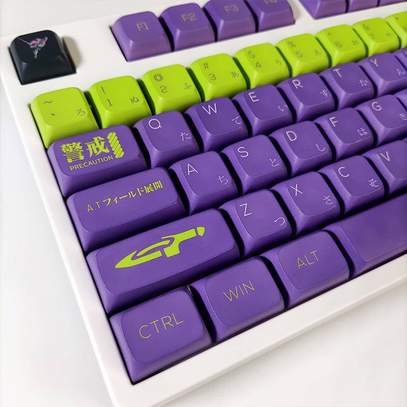 EVA 01 XDA Profile Keycap Set 120 Nút Bàn Phím Cơ EVA 01 XDA 1.75U Nhiều Màu Sắc