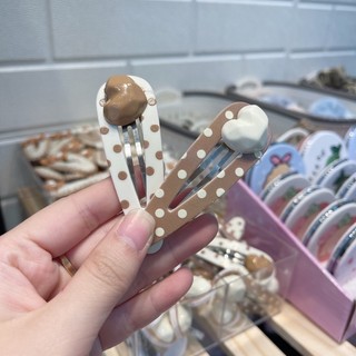 Kẹp Tóc Mái Charm Gấu Tim - Gocisocks
