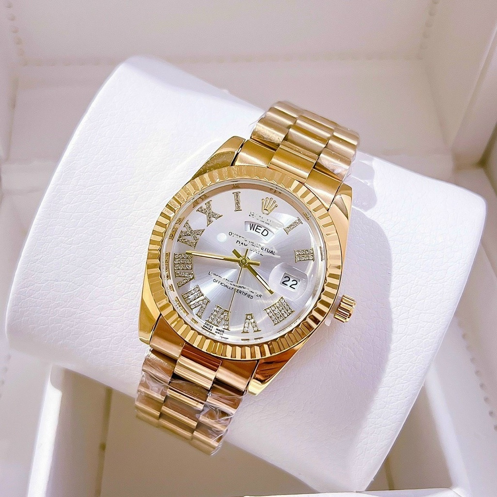 Đồng hồ nam Ro2625 dây thép đúc Size 36Mm Tibihome