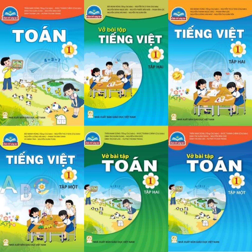 vở toán tiếng việt chân.trơi,sang.tao lớp 1