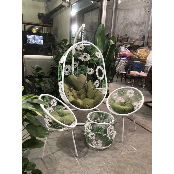 Ghế tròn mây papasan 100