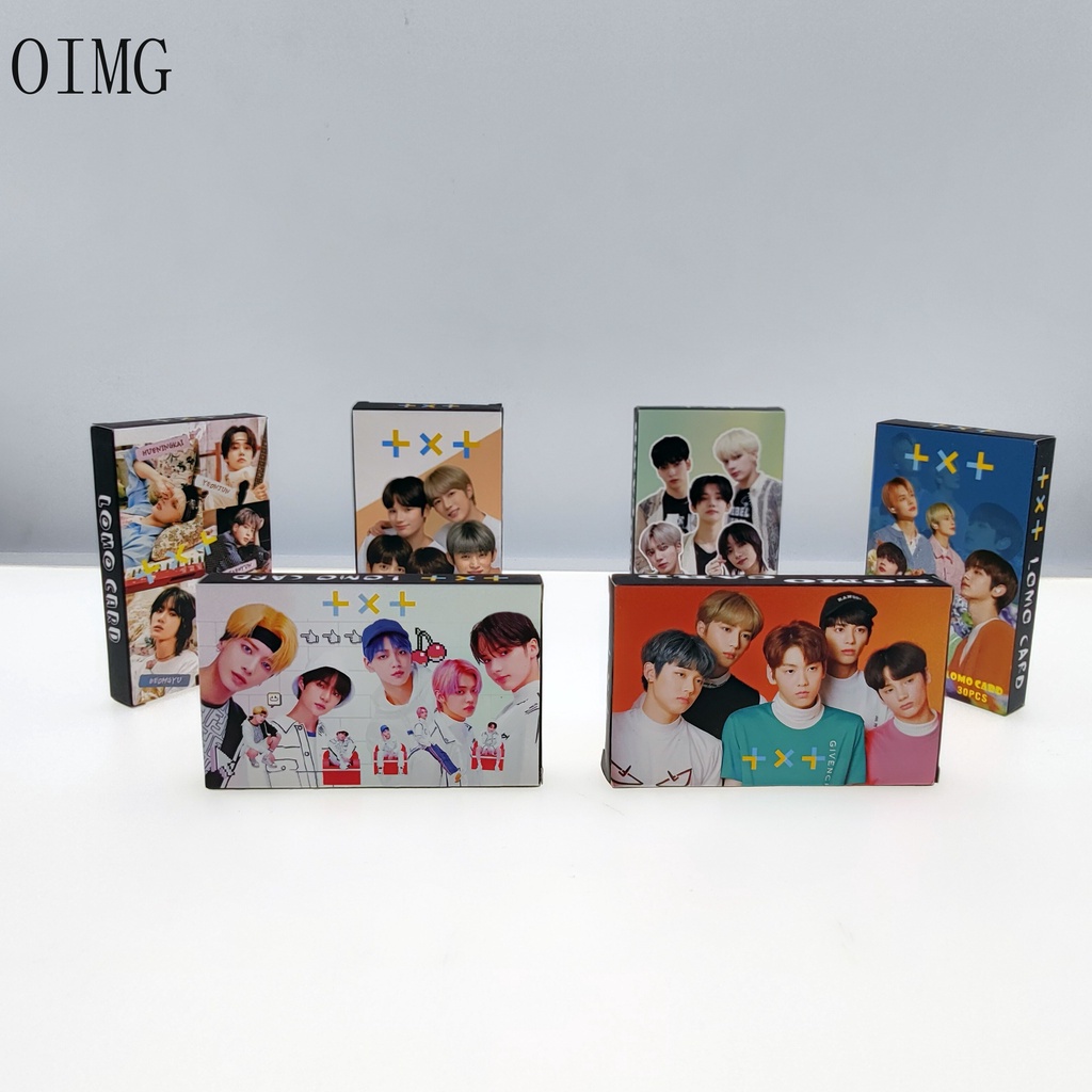 LOMO Thẻ ảnh TXT Cho Người Hâm 55 Cái/bộ Kpop