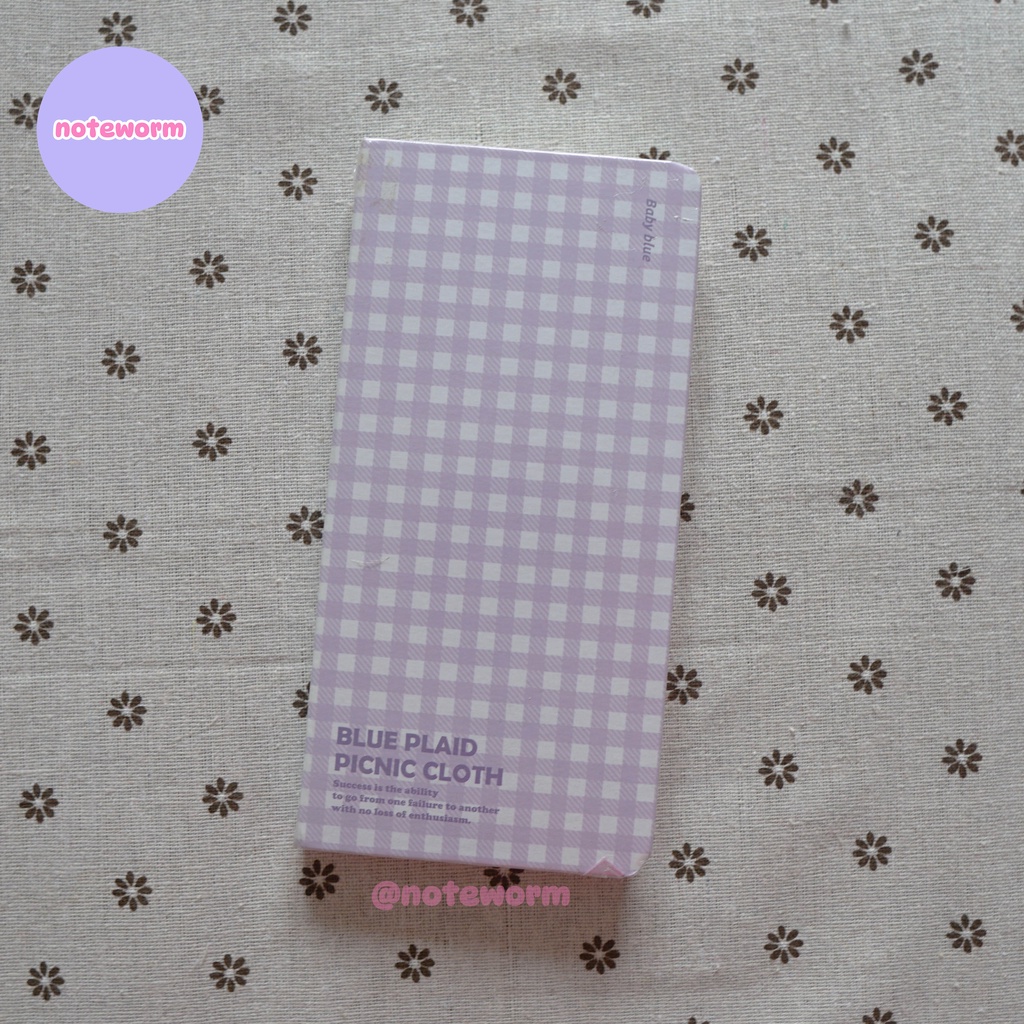Sổ tay Slim Weekly Planner bìa Pastel ruột giấy Caro
