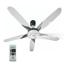 Quạt Trần Vinawind QT1500X - 5 cánh Điện Cơ Thống Nhất Có điều Khiển từ xa-Cánh Nhôm,rẻ ,bền,đẹp