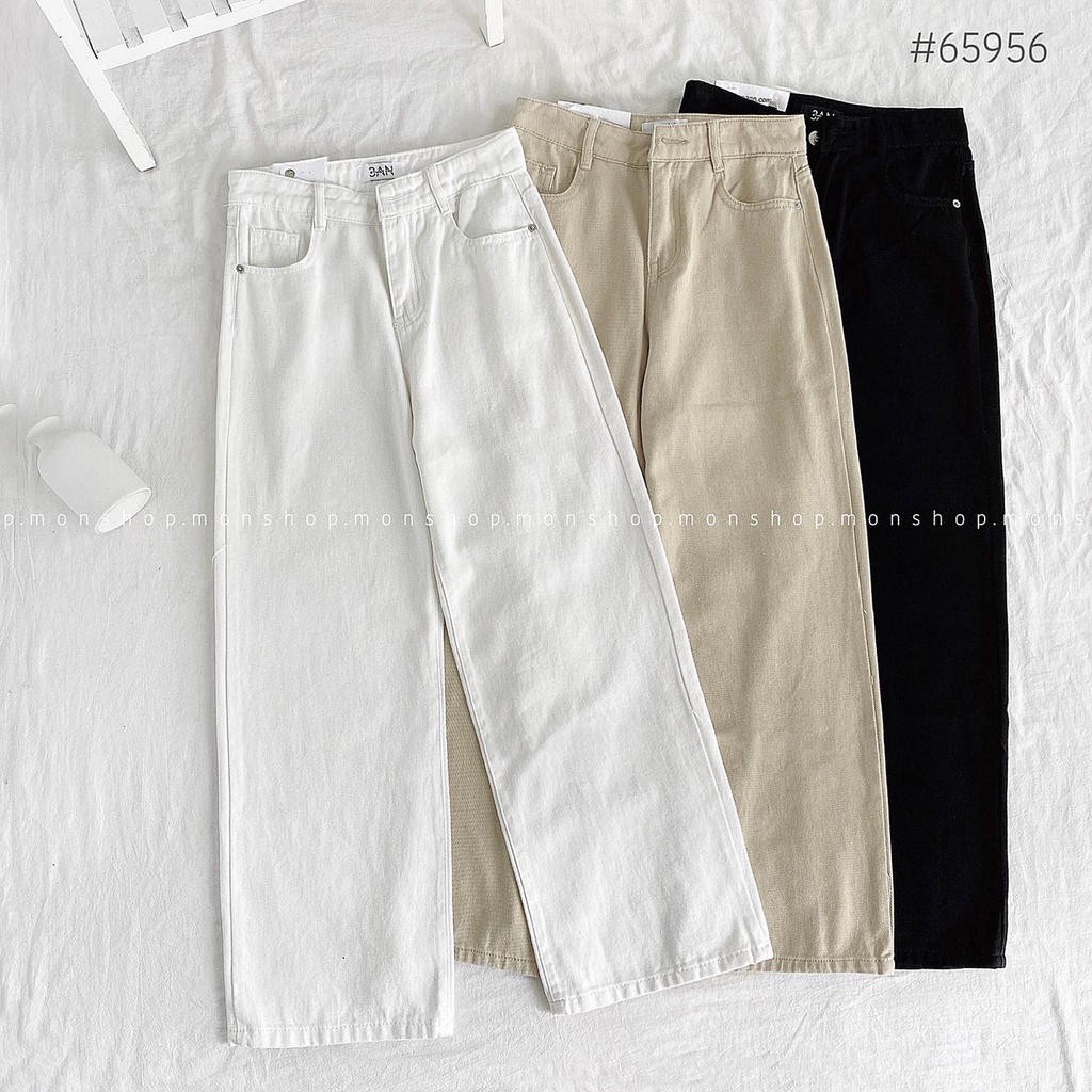Jeans suông trơn 65956