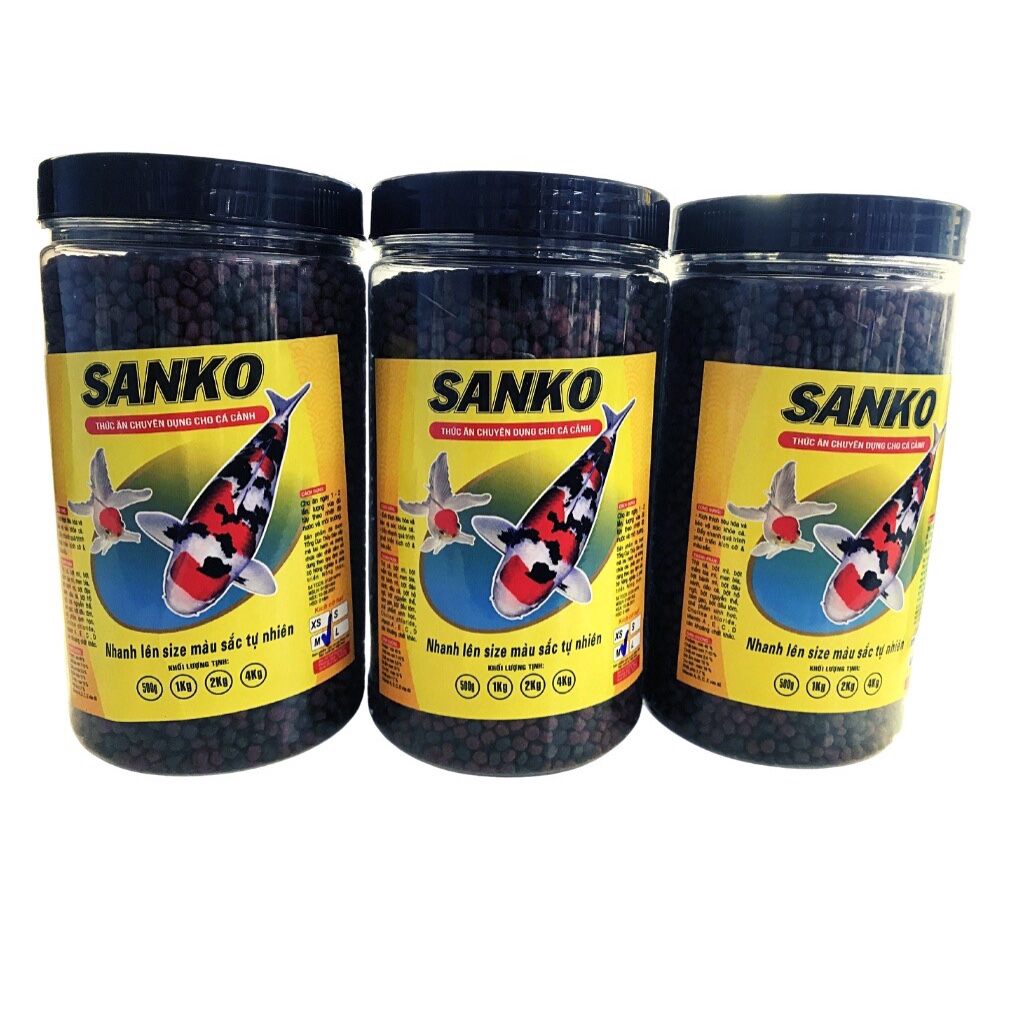 Cám Sanko Hạt Lớn Cho Cá Koi - Thức Ăn Cao Cấp Không Đục Nước