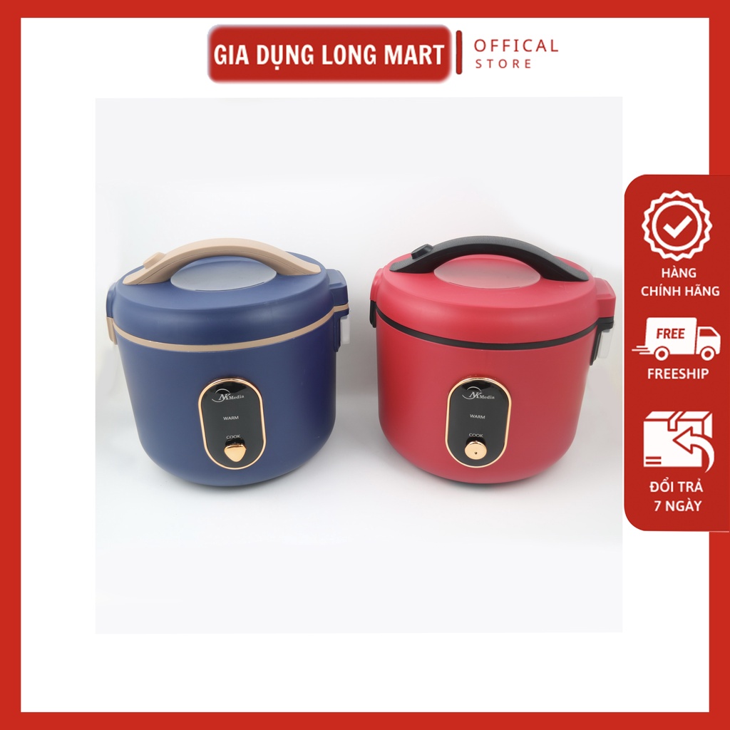 Nồi cơm điện NK Media MD-NC1870 Dung tích 1.8L Tặng Kèm Xửng Hấp Thức Ăn Bảo Hành 12 Tháng