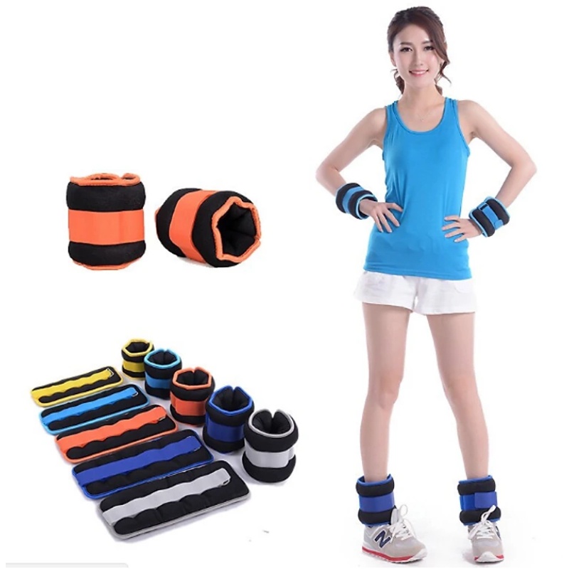 Tạ Chì Đeo Chân Tay 3Kg/2Kg/1Kg//đôi phiên bản cát sắt siêu êm, hỗ trợ tập luyện mọi nhóm cơ, bảo hành 6 tháng