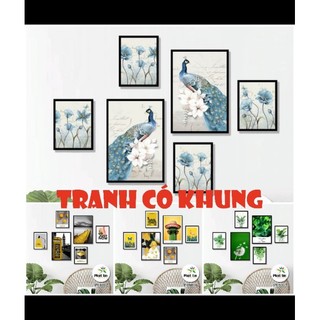 25 mẫu TRANH TREO TƯỜNG Inphattin CÓ KHUNG NỔI hiện đại, nhẹ bền tặng đinh 3 chân không cần khoan tường.