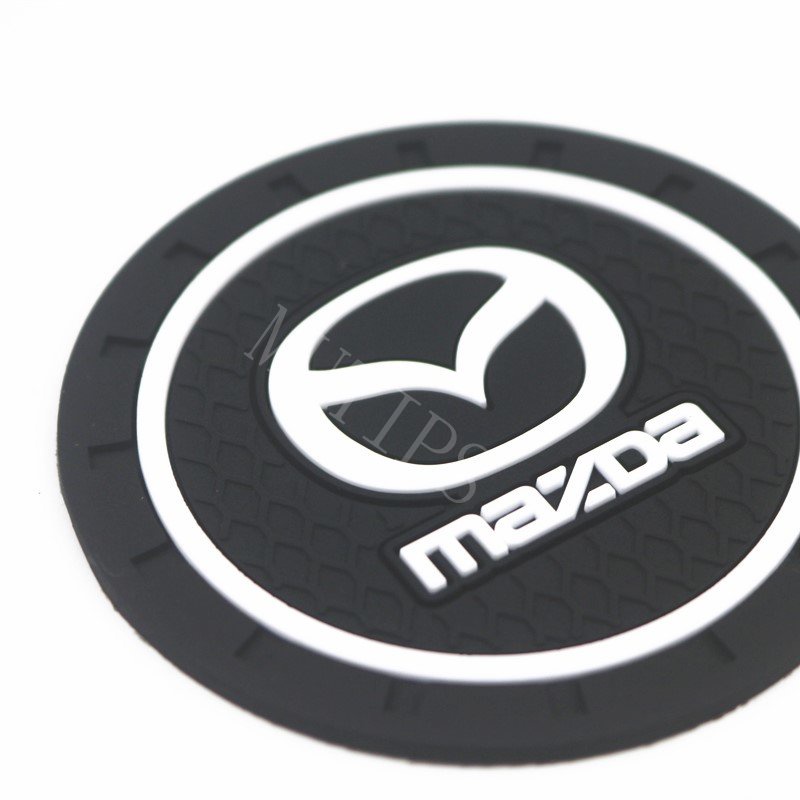 MAZDA Thảm Lót Cốc Nước Bằng Silica Gel Chống Trượt Chuyên Dùng Cho Xe Hơi Mazda2 6 5 3 CX5 CX30 CX8 CX3 gp bl