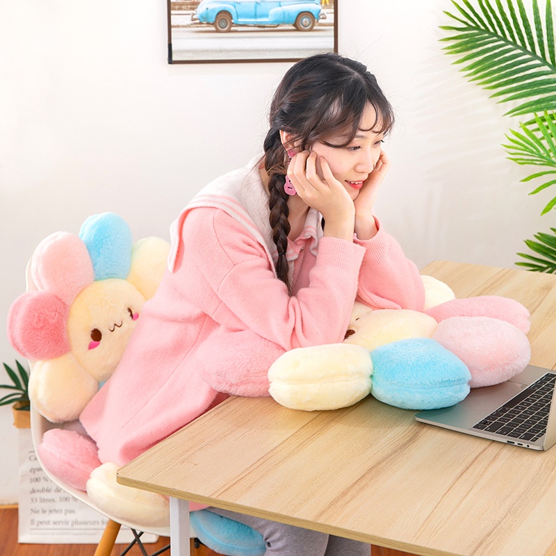 Đệm bông MENGNI hình hoa hướng dương sáng tạo dễ thương