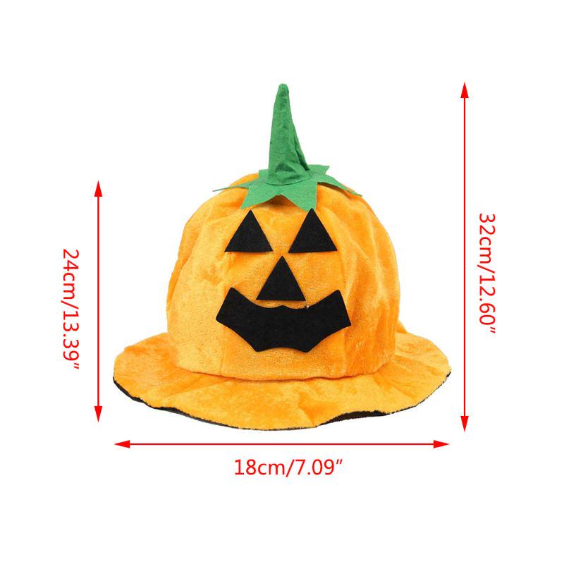 Mũ Bí Ngô Hóa Trang Halloween trick or treat mũ phù thủy xin kẹo lễ hội ma