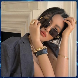 Kính mát gọng vuông phong cách retro âu mỹ