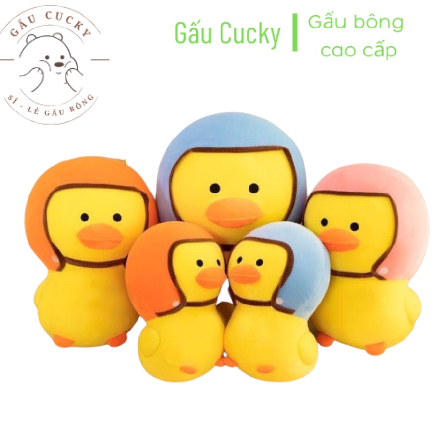 ⚡️ SALE⚡️GẤU BÔNG VỊT VÀNG ĐỘI NÓN BẢO HIỂM size 25 cm, siêu dễ thương mềm mại