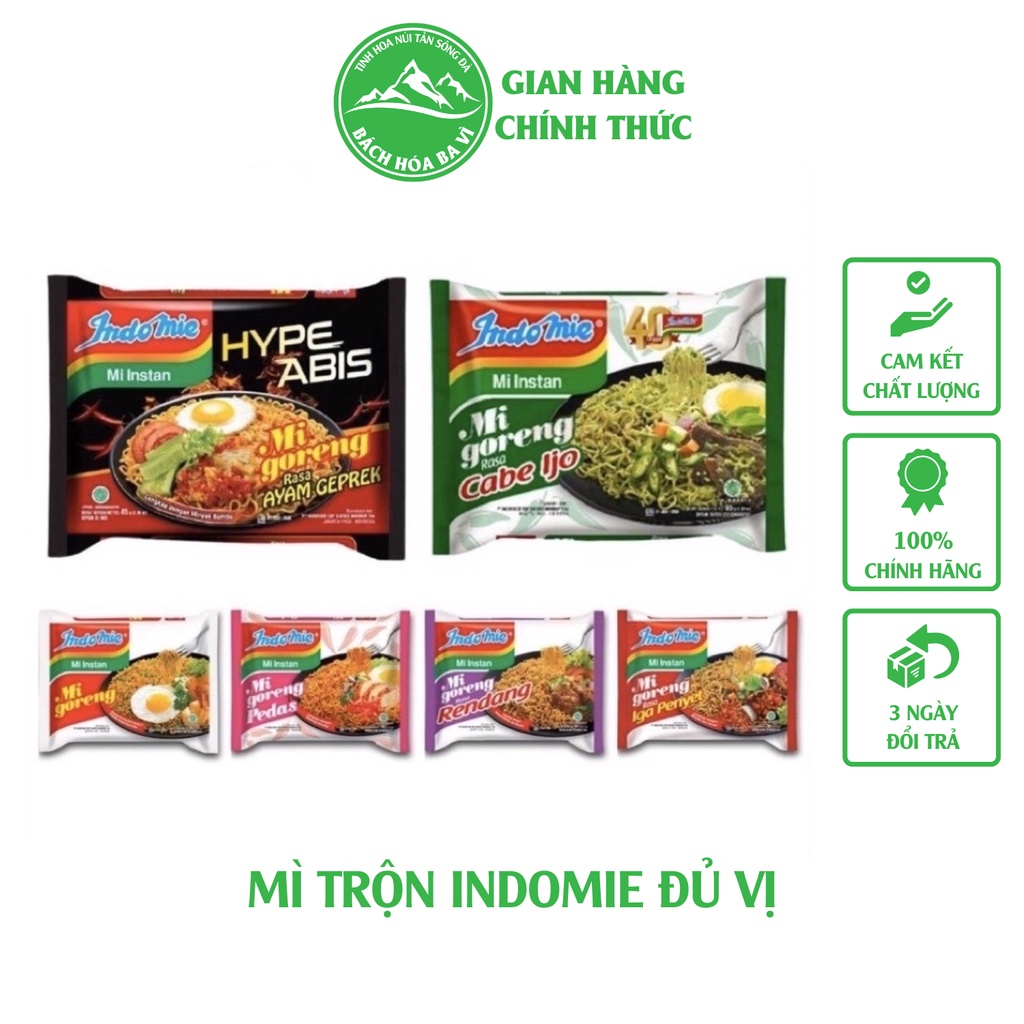 Mì xào khô / Mì Trộn Indomie Mi Goreng Ngon số 1 Thế Giới