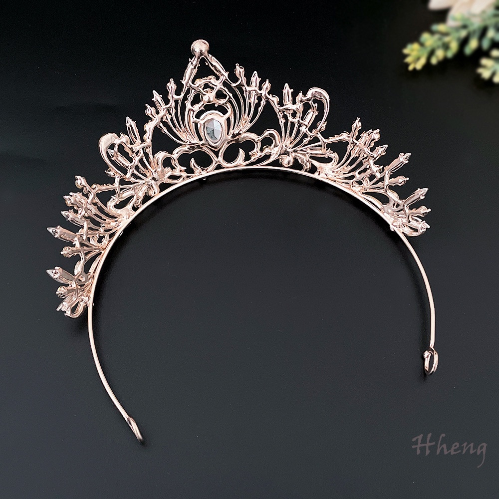 YADORNOS Vương Miện Hợp Kim Đính Đá Lấp Lánh Sang Trọng Cho Cô Dâu