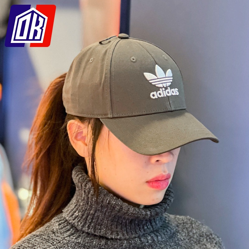 Nón Lưỡi Trai Adidas Chính Hãng 🔴FREESHIP🔴 Adidas Trefloi Baseball Cap Shadow Olive - Mũ Nam Thời Trang