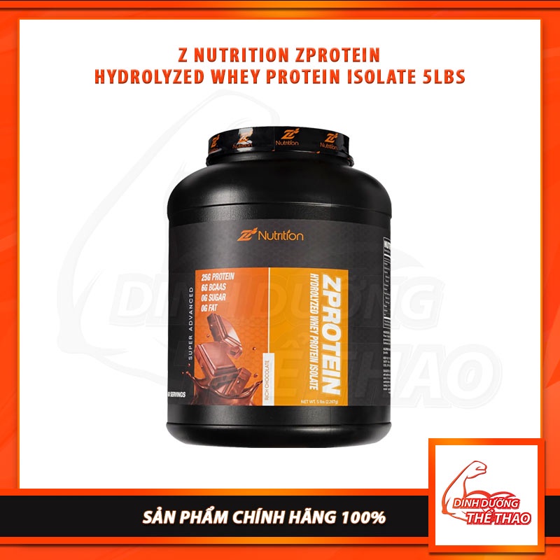 GIÁ TỐT NHẨT ZPROTEIN HYDROLYZE WHEY PROTEIN ISOLATE 5LBS Sữa Whey Tăng Cơ