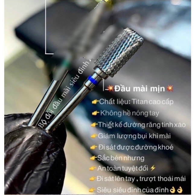 Đầu mài mịn chuyên nghiệp,phá sơn gel,mài mịn gel siêu đỉnh