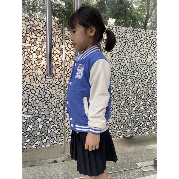 Áo khoác bomber bé trai, bé gái "style 23". Áo bomber bóng chày 10-25kg