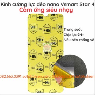 Dán cường lực dẻo nano Vsmart Star 4 bảo vệ màn hình