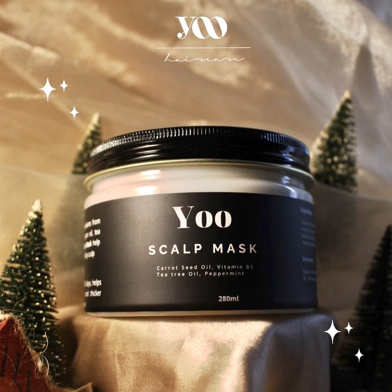 Kem Ủ Da Đầu The Mát, Kiềm Dầu Tóc 48H, Tơi Phồng Chân Tóc, Ngăn Nấm Da Đầu 280ml/500ml Scalp Mask Yoo.haircare