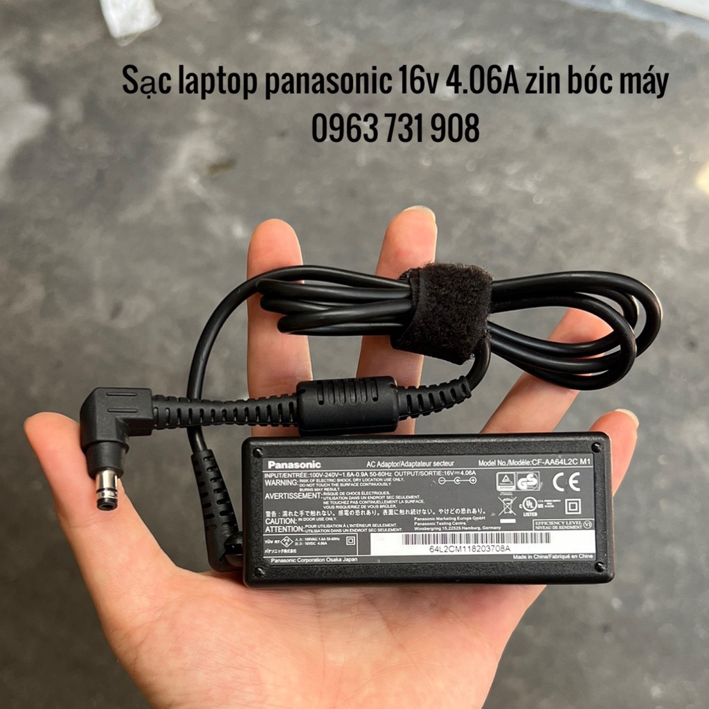 Sạc laptop Panasonic 16V chính hãng 100% - Bảo hành 1 năm.