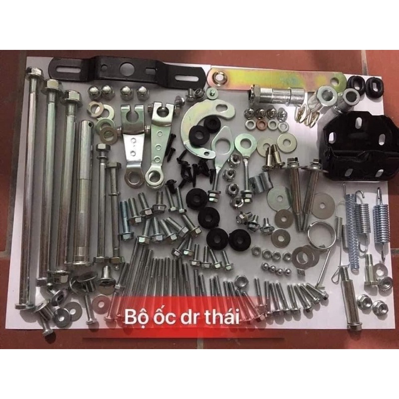 Bộ Ốc Xe Dream Thái, Việt, Wave anlpha, Wave Rs, Cup 50 Đủ 100% Hàng Cao Cấp Theo tiêu chuẩn Honda