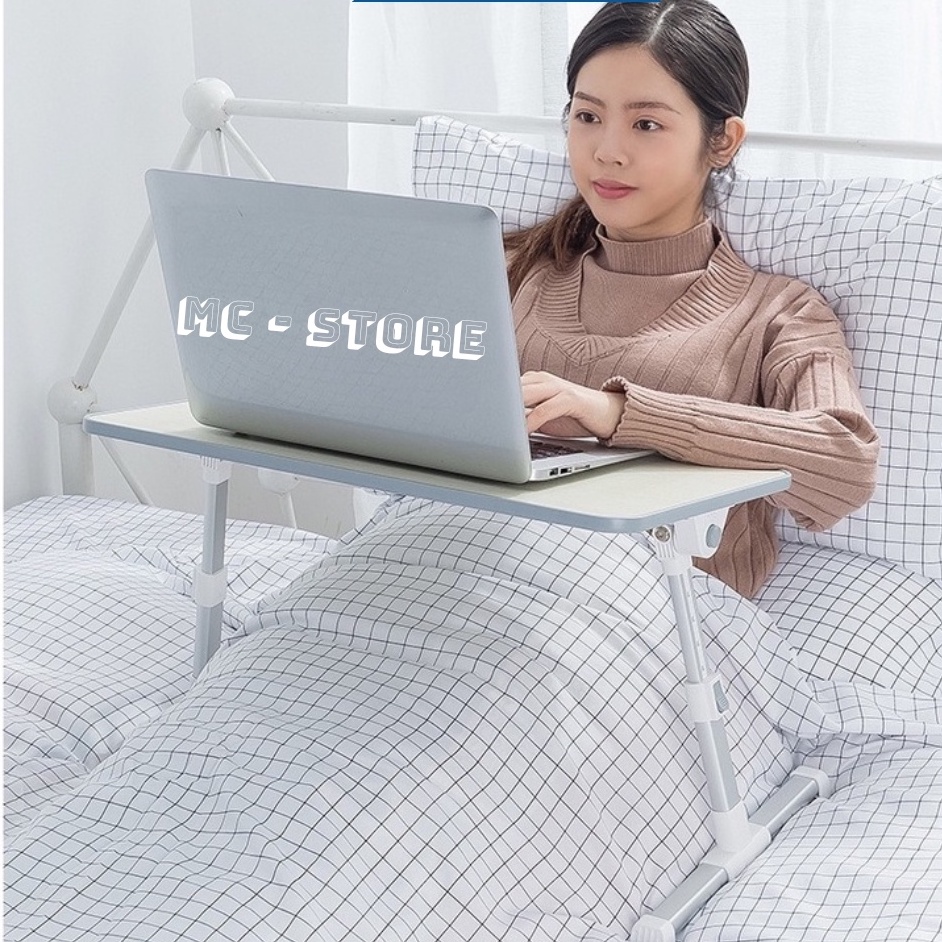 Bàn Laptop Đa Năng Gấp Gọn Thông Minh Có Thể Điều Chỉnh Độ Cao Góc Nghiêng KT 60 x 33cm