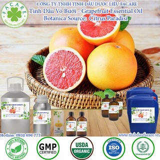 Tinh dầu Vỏ bưởi Grapefruit essential oil - 10ml/100ml
