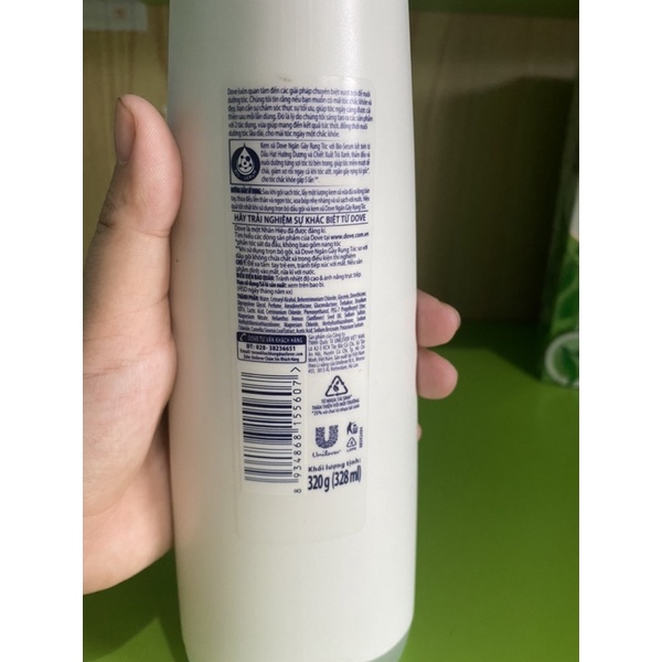 Kem xả dove chống gãy dụng tóc 320g