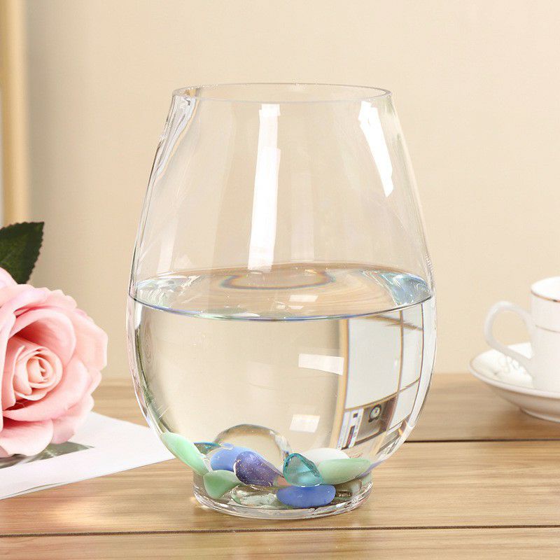 Bình thủy tinh khum trồng cây thủy sinh