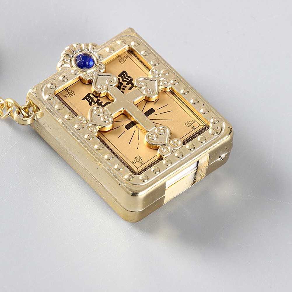 Dây móc khóa hình thánh giá đính đá xinh xắn