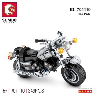 Đồ chơi lắp ráp technic mô hình Motor Sembo xếp hình