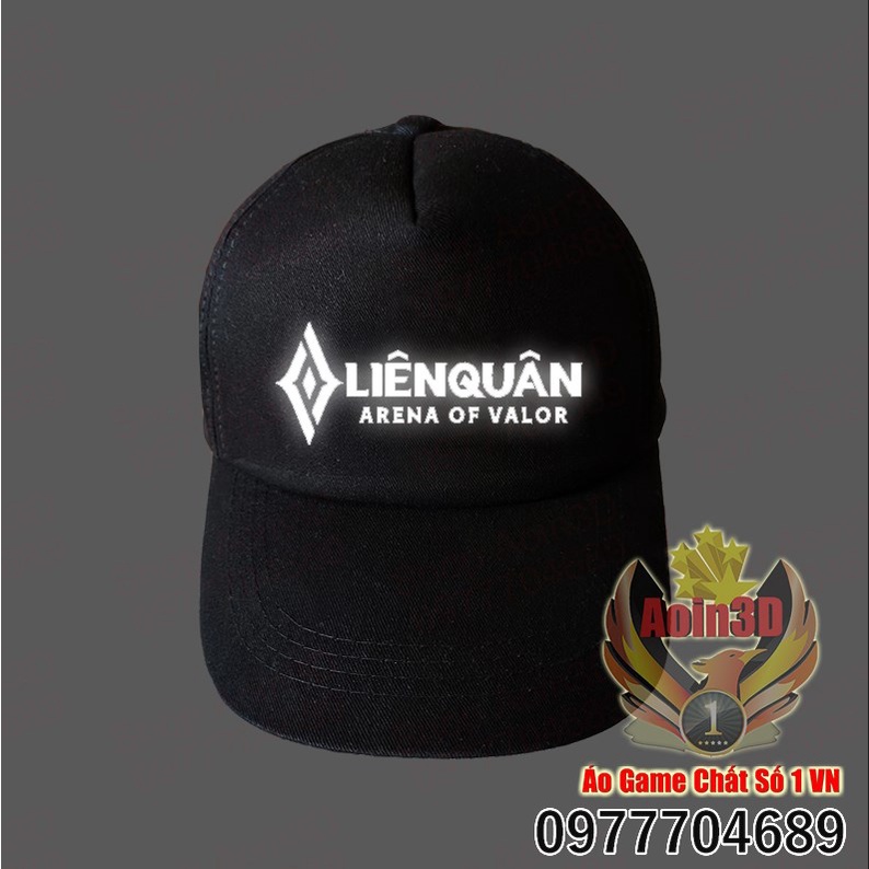 Mũ Game Phản Quang Dạ Quang - Shop Aoin3D Nhận in dạ quang phản quang theo yêu cầu