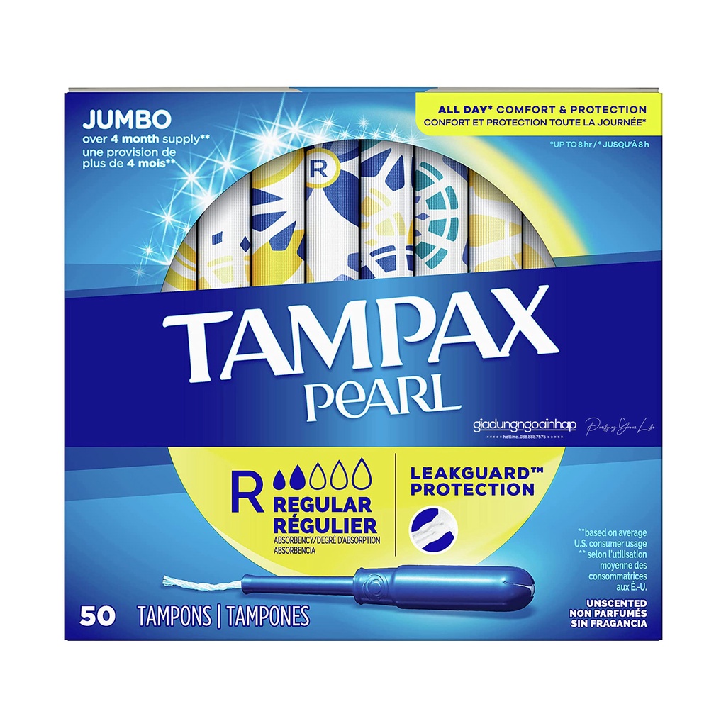 Tampon Tampax Pearl Mỹ