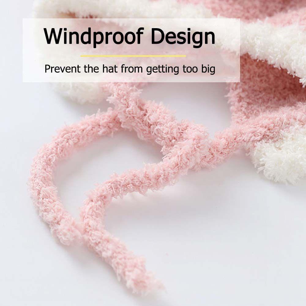 NIUYOU Mũ Dệt Kim Bảo Vệ Tai Giữ Ấm Mùa Đông Cho Bé