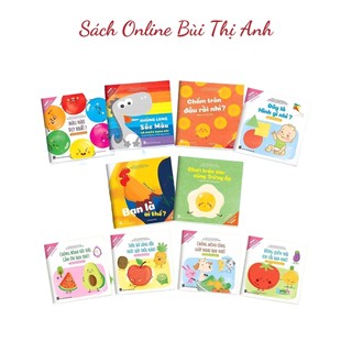 Sách - Combo 10 tập song ngữ Ehon - Điều kỳ diệu của hình khối + Điều kỳ diệu của âm thanh + Điều kỳ diệu của màu sắc