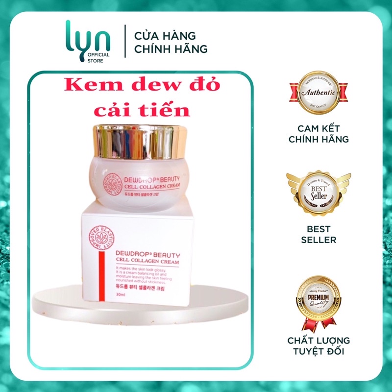 kem dew đỏ cải tiến