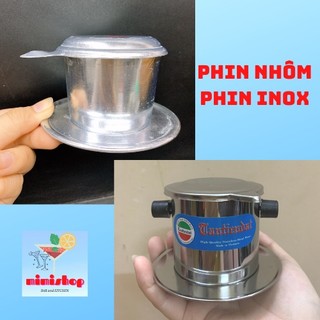 Phin cà phê inox nhỏ - phin cà phê nhôm nhỏ - phin cà phê - dụng cụ pha chế
