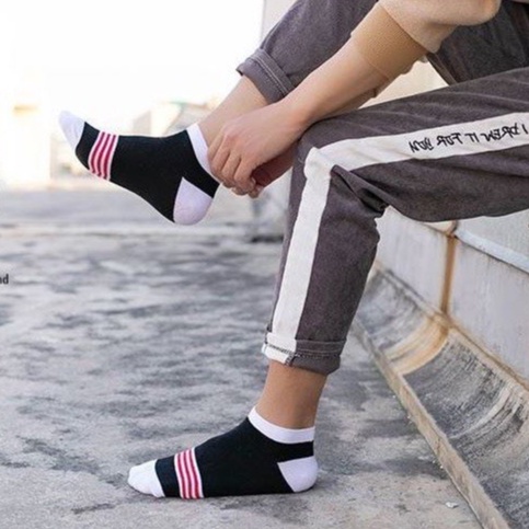 [ SIÊU RẺ ] VNA004 COMBO 5 đôi tất cổ Ngắn cotton không hầm bí