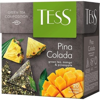 Trà Tess Pina Colada – Trà xanh Tess hương vị xoài và dứa