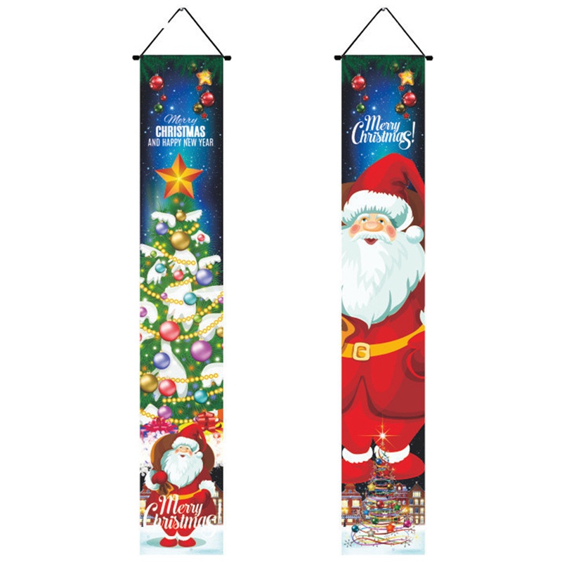 Banner Chữ Merry Christmas Dùng Trang Trí Cửa Dịp Giáng Sinh