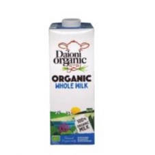 Sữa Tươi Hữu Cơ Nguyên Kem Daioni 1 Lit - Daioni Organic Milk.  Date 07/2024