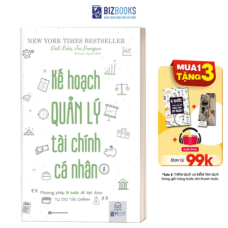 BIZBOOKS - Sách - Kế Hoạch Quản Lý Tài Chính Cá Nhân: Phương Pháp 9 Bước Để Đạt Được Tự Do Tài Chính