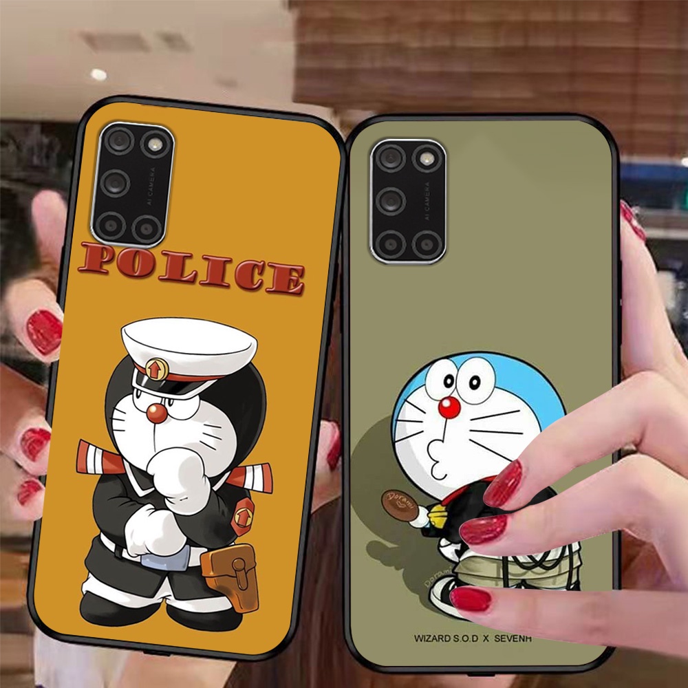 Ốp lưng điện thoại oppo a52 / oppo a92 doraemon tinh nghich dễ thương