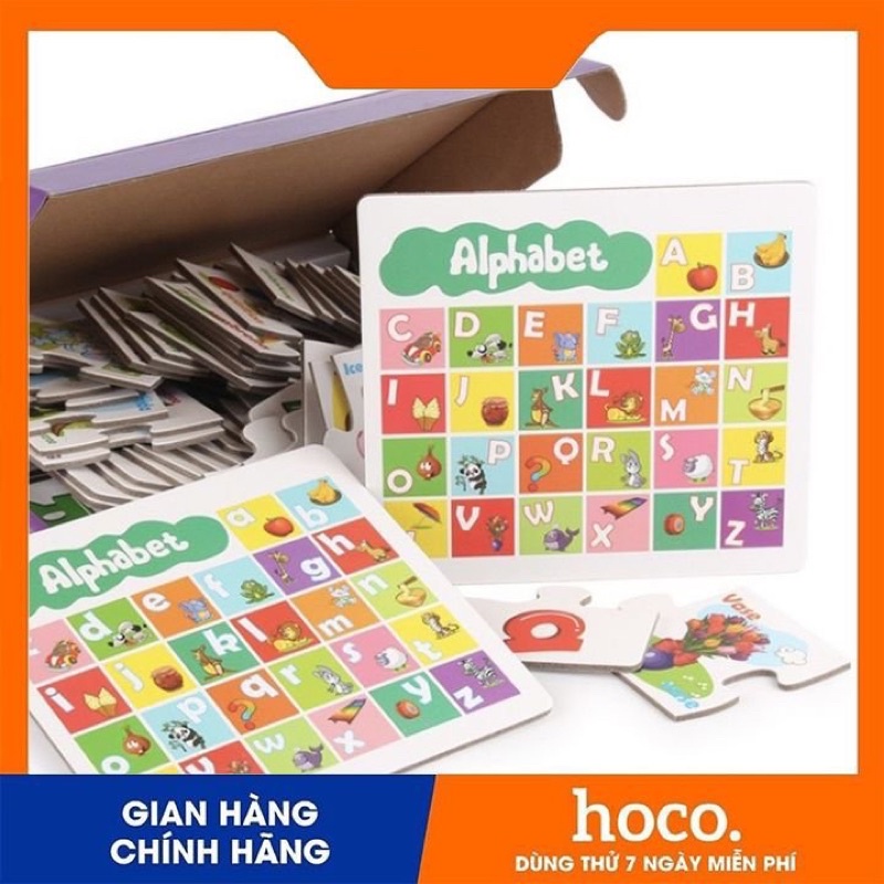 BỘ GHÉP HÌNH HỌC BẢNG CHỮ CÁI TIẾNG ANH CỰC THÔNG MINH CHO BÉ TỪ 2 TUỔI, HỌC BẢNG CHỮ CÁI VÀ CHƠI GHÉP HÌNH