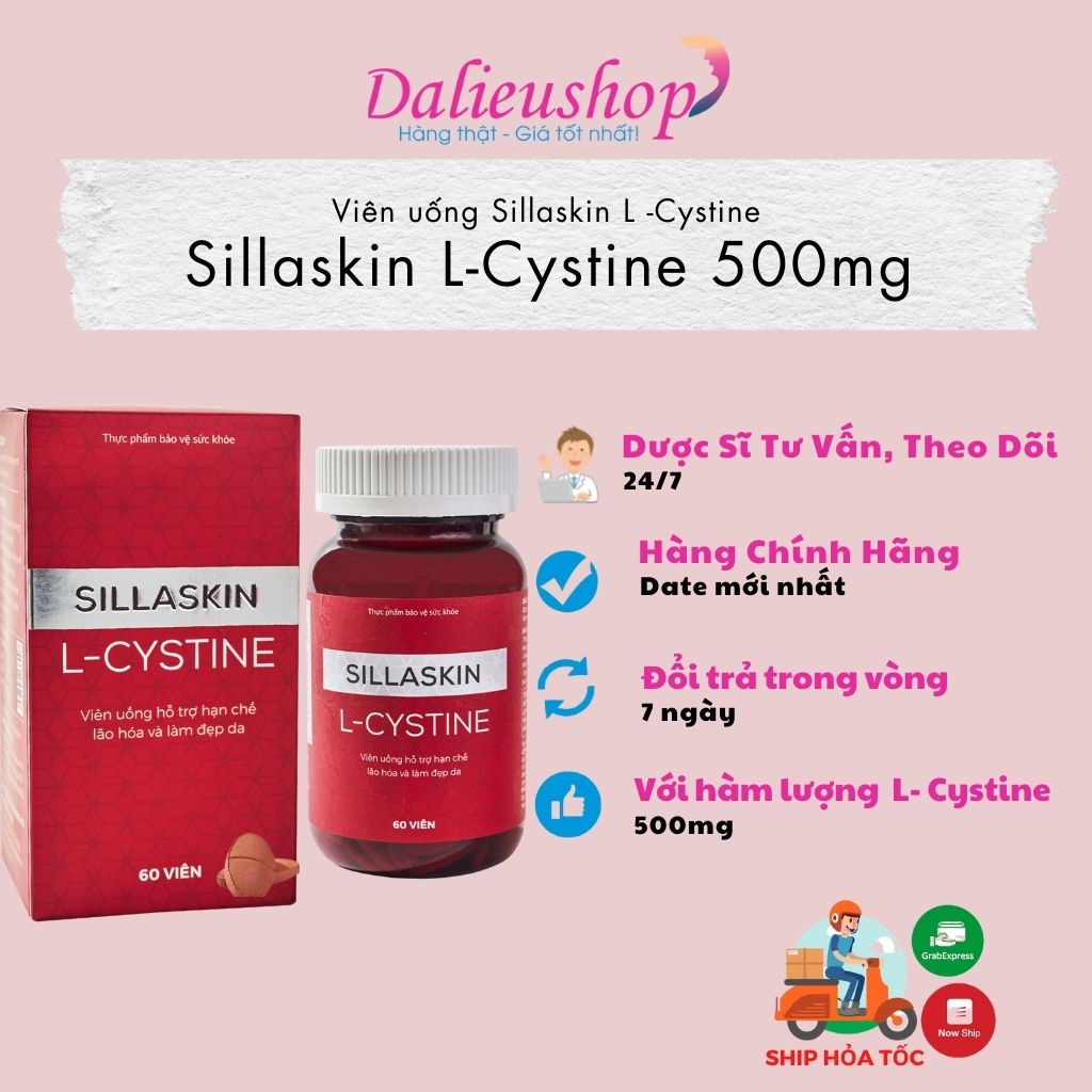 Viên uống Sillaskin L-Cystine | 60 Viên