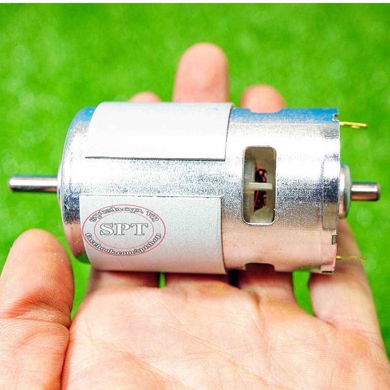Động cơ motor 775 2 bạc đạn 12-24V 22000RPM